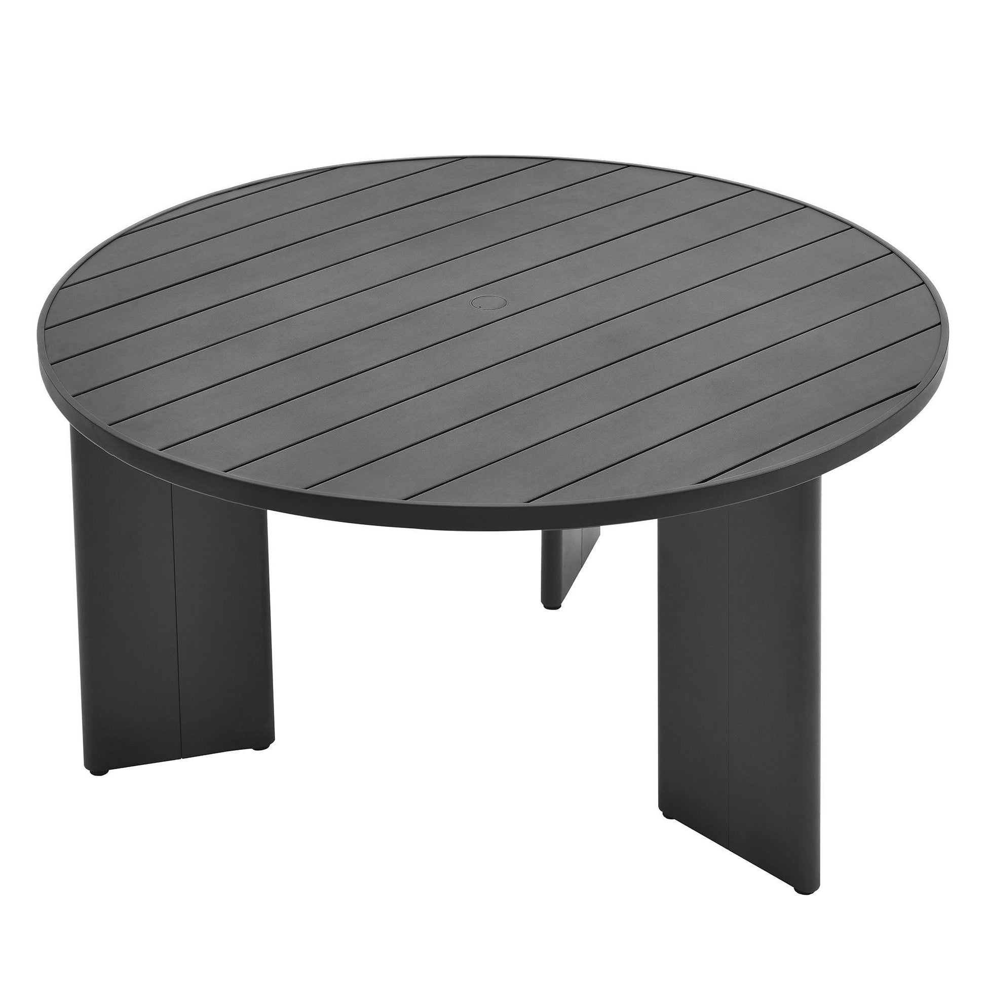 Tahoe Round Outdoor Patio Aluminum Dining Table by Modway FredCo