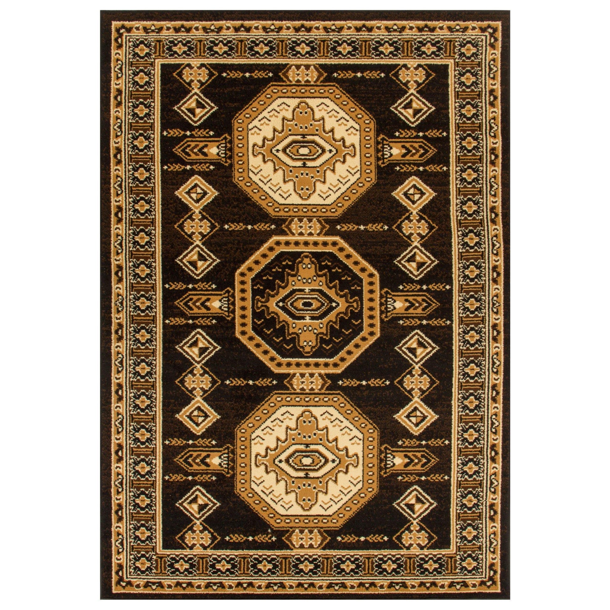 Takeo Aztec Geometric Indoor Area Rug by Superior FredCo