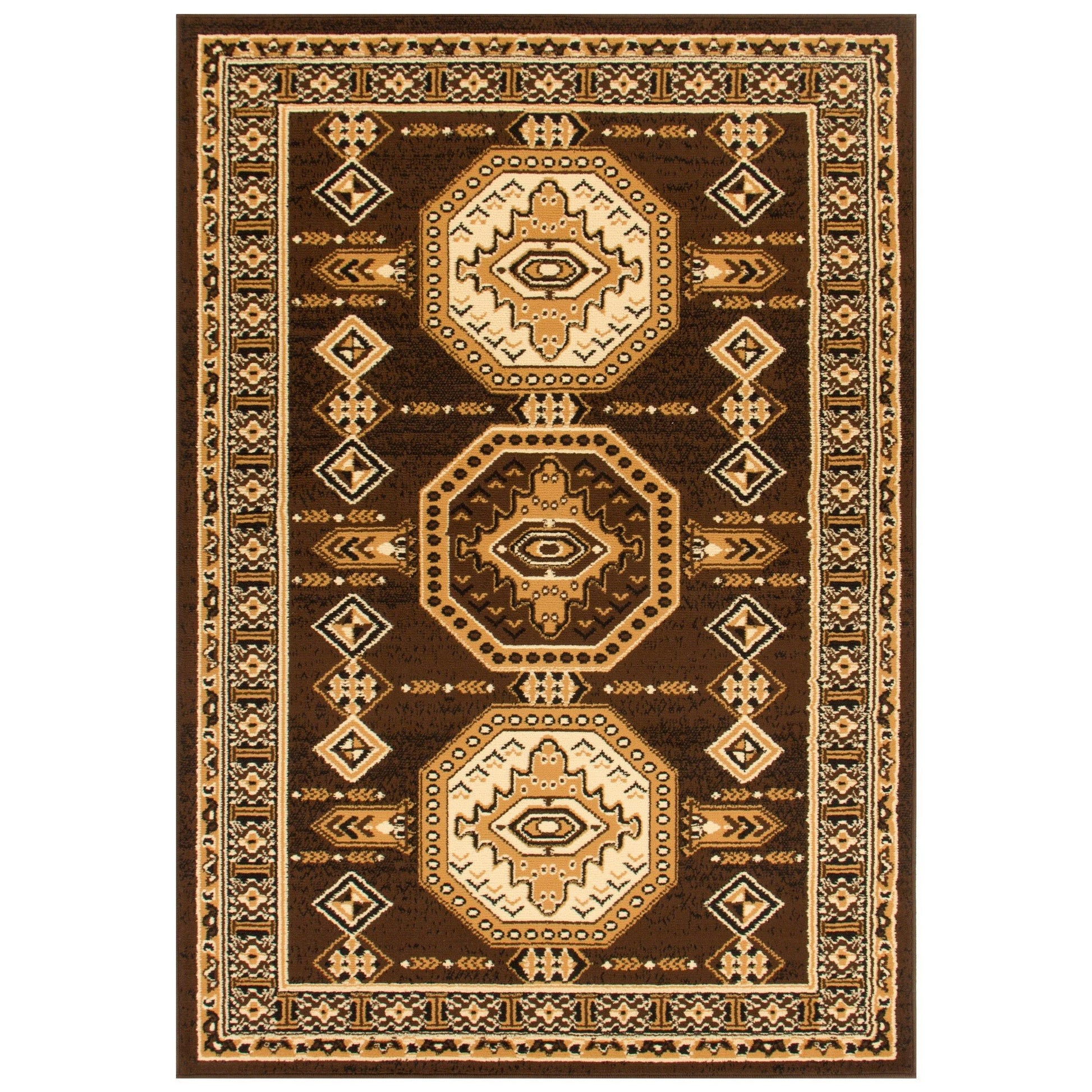 Takeo Aztec Geometric Indoor Area Rug by Superior FredCo