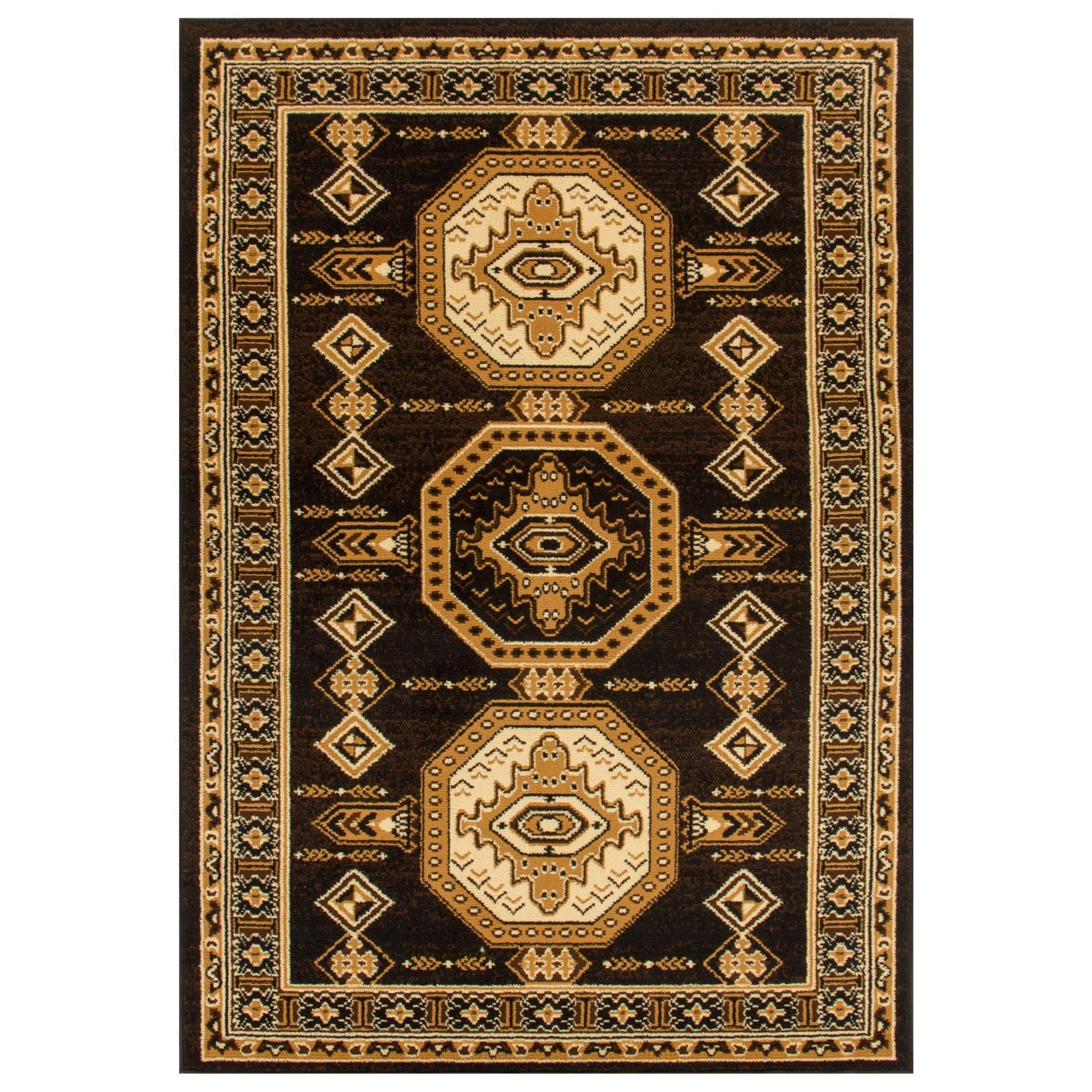 Takeo Aztec Geometric Indoor Area Rug by Superior FredCo