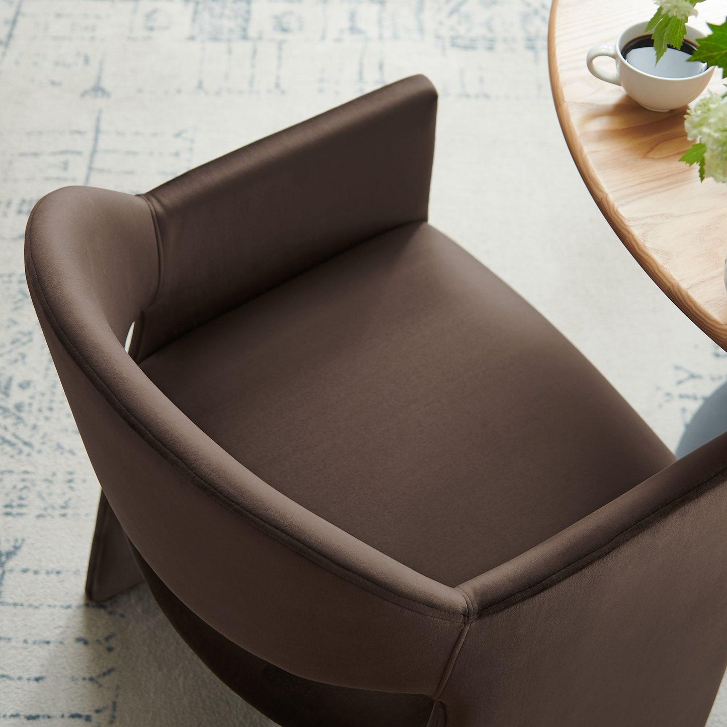 Talia Performance Velvet Dining Armchair by Modway FredCo