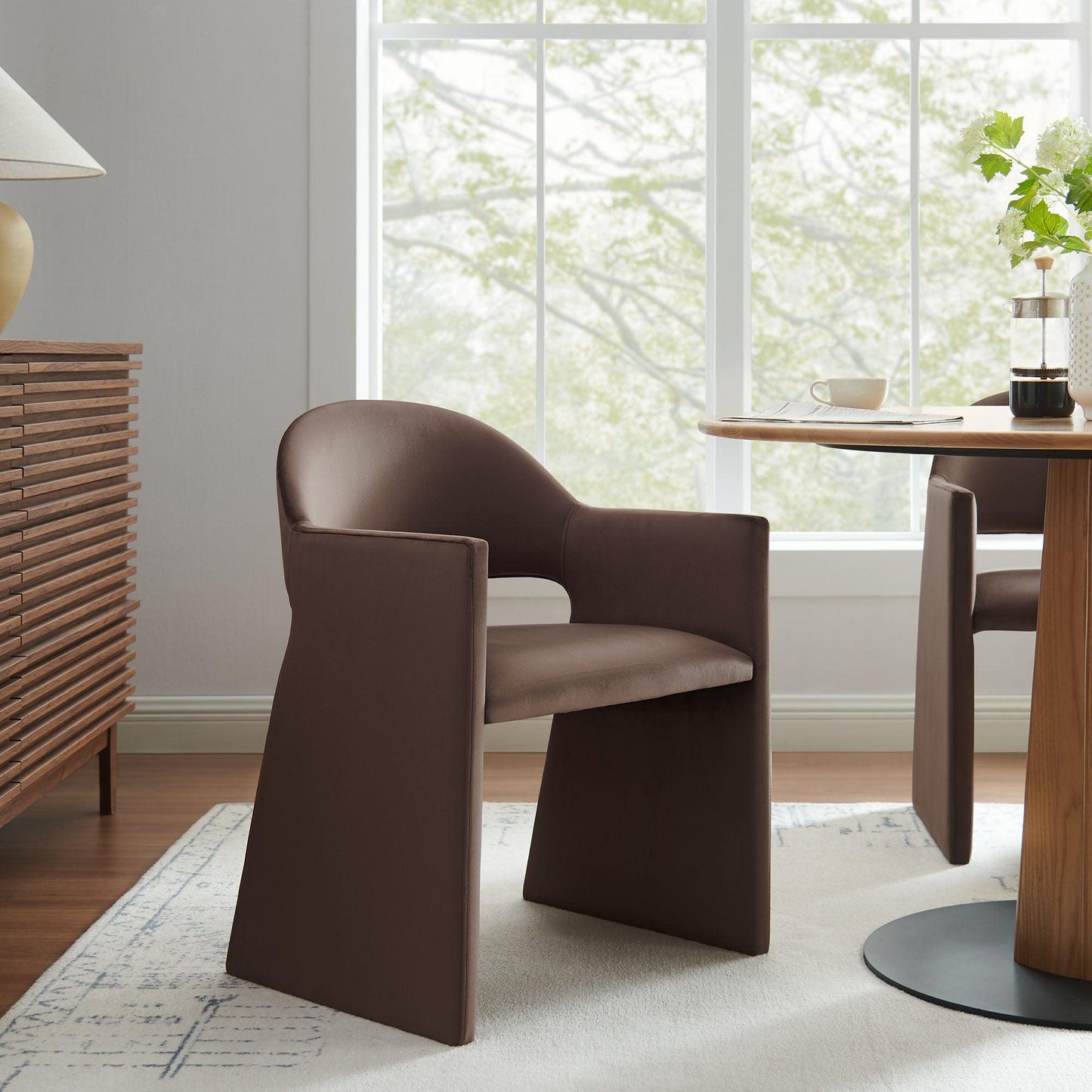 Talia Performance Velvet Dining Armchair by Modway FredCo