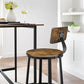 Tall Bar Chairs with Backrest FredCo