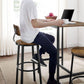 Tall Bar Chairs with Backrest FredCo