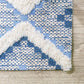 Talluah Hand-Tufted Cotton/Wool Textured Geometric Farmhouse Area Rug FredCo