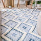 Talluah Hand-Tufted Cotton/Wool Textured Geometric Farmhouse Area Rug FredCo
