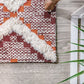 Talluah Hand-Tufted Cotton/Wool Textured Geometric Farmhouse Area Rug FredCo