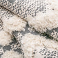 Talluah Hand-Tufted Cotton/Wool Textured Geometric Farmhouse Area Rug FredCo