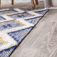 Talluah Hand-Tufted Cotton/Wool Textured Geometric Farmhouse Area Rug FredCo