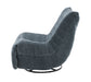 Talmon Shadow Chenille Glider Recliner with Swivel FredCo