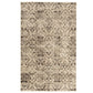 Tamara Mid-Century Contemporary Floral Damask Rug FredCo
