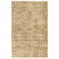 Tamara Mid-Century Contemporary Floral Damask Rug FredCo