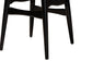 Tarana Mid-Century Modern Cream Fabric and Black Finished Wood 2-Piece Dining Chair Set FredCo