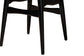 Tarana Mid-Century Modern Cream Fabric and Black Finished Wood 5-Piece Dining Set FredCo