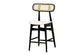 Tarana Mid-Century Modern Cream Fabric and Black Finished Wood 5-Piece Pub Set FredCo