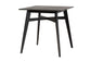 Tarana Mid-Century Modern Cream Fabric and Black Finished Wood 5-Piece Pub Set FredCo