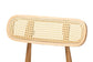 Tarana Mid-Century Modern Grey Fabric and Natural Oak Finished Wood 7-Piece Dining Set FredCo