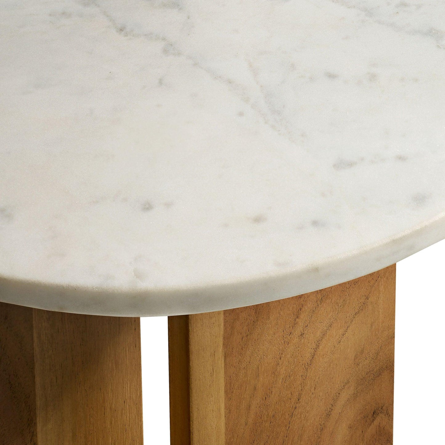 Tarin Acacia Wood and Marble Side Table by Modway EEI-7141 FredCo