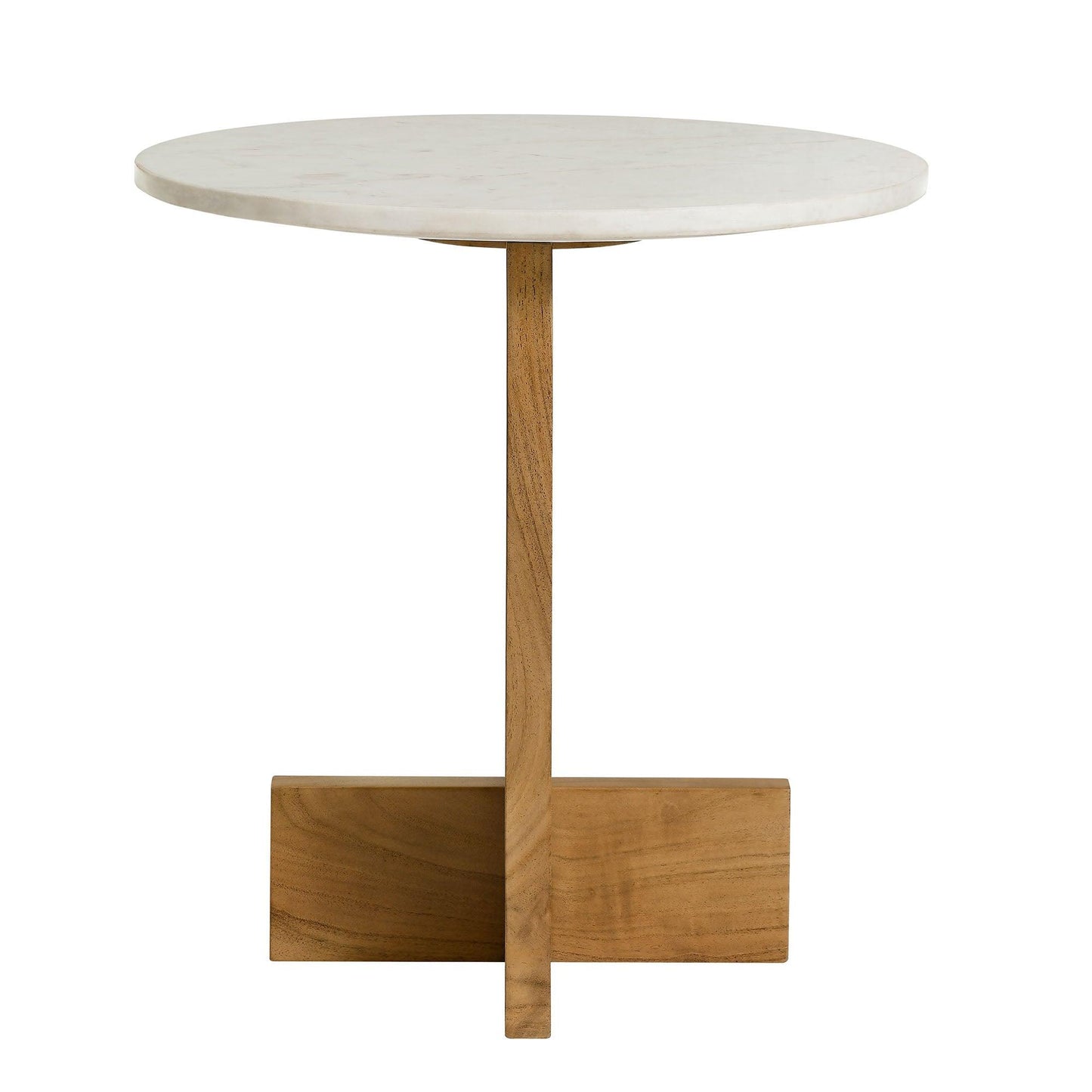 Tarin Acacia Wood and Marble Side Table by Modway EEI-7141 FredCo