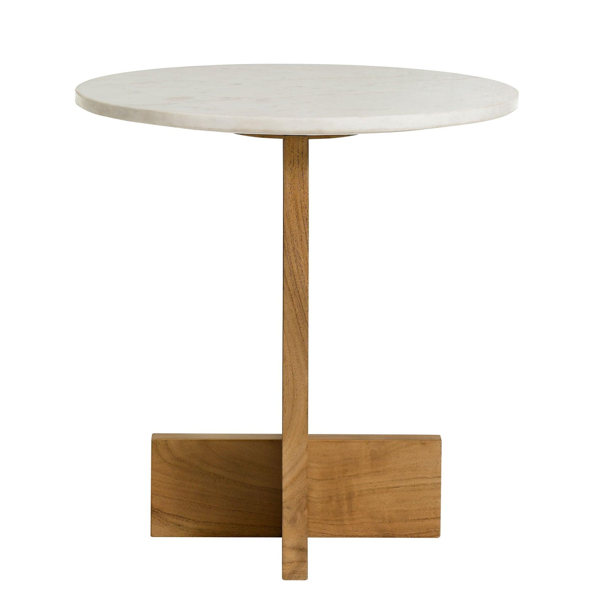 Tarin Acacia Wood and Marble Side Table by Modway EEI-7141 FredCo