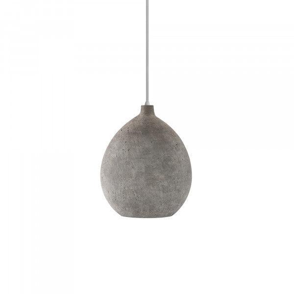 Teardrop Grey Pendant, Iron & Cement FredCo