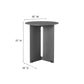Tecton Outdoor Patio Aluminum Side Table by Modway FredCo