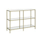 Tempered Glass Sofa Table FredCo