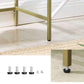 Tempered Glass Sofa Table FredCo