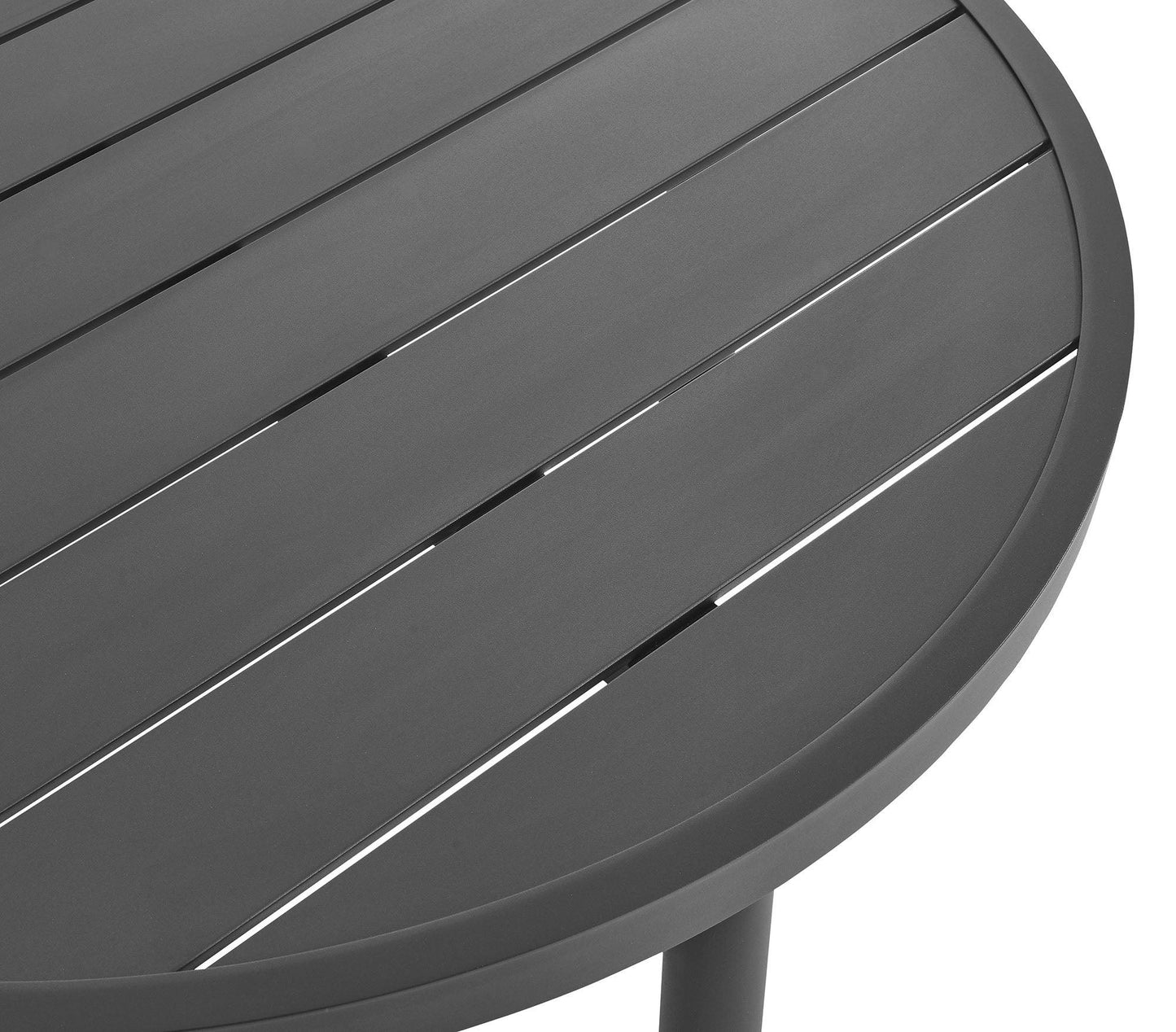 Terrace 35" Outdoor Patio Aluminum Round Coffee Table by Modway FredCo