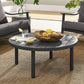 Terrace 35" Outdoor Patio Aluminum Round Coffee Table by Modway FredCo