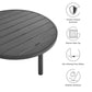 Terrace 35" Outdoor Patio Aluminum Round Coffee Table by Modway FredCo