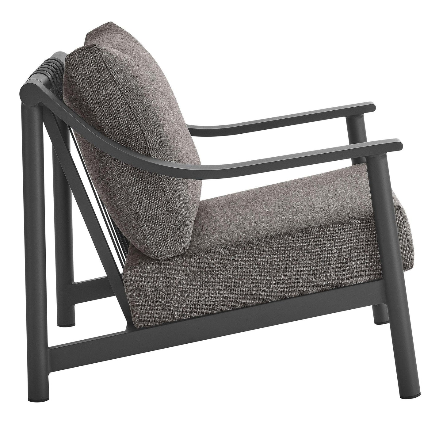 Terrace 4-Piece Outdoor Patio Aluminum Furniture Set by Modway FredCo