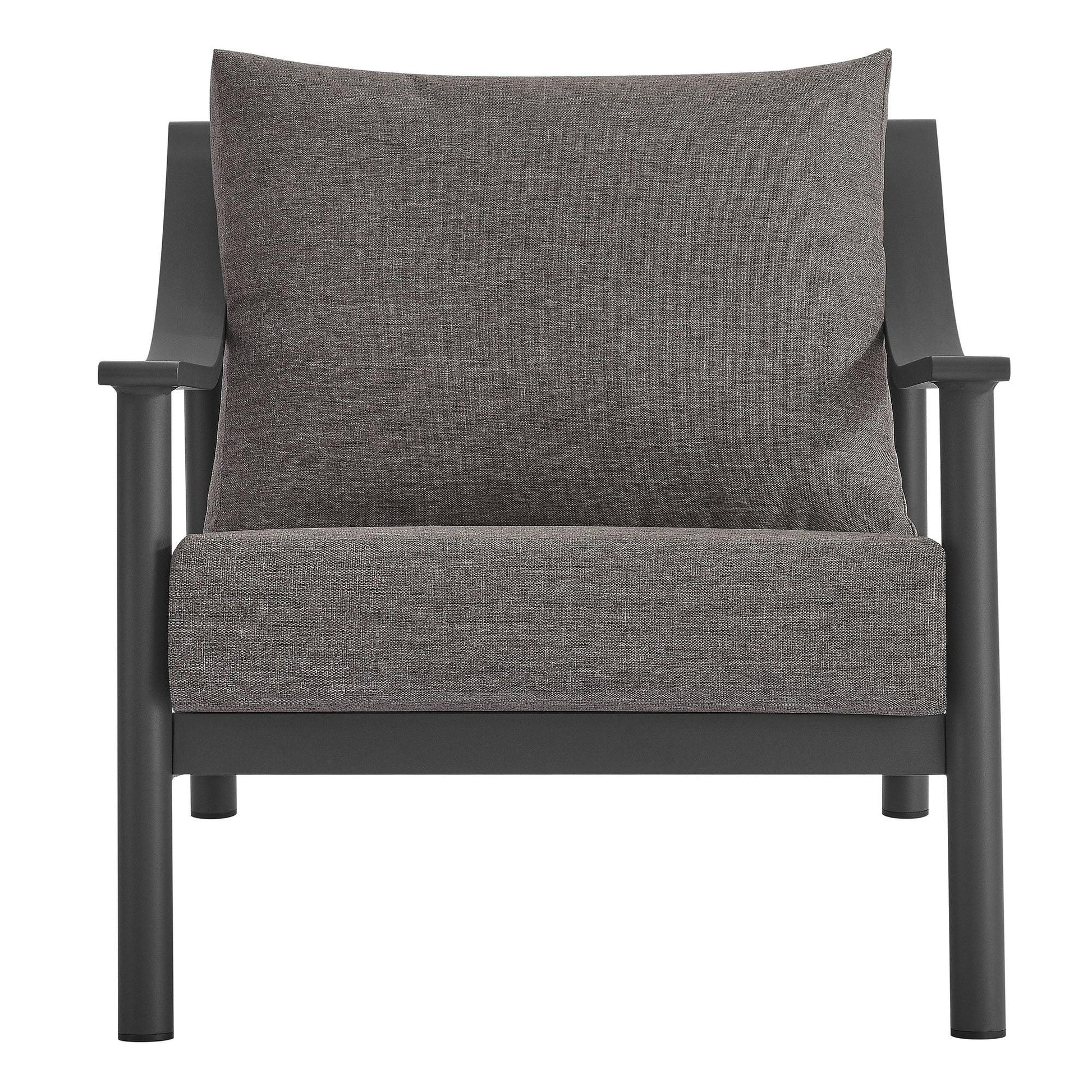 Terrace Outdoor Patio Aluminum Accent Armchair by Modway FredCo