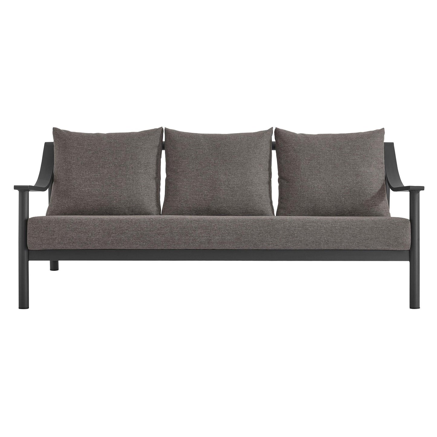 Terrace Outdoor Patio Aluminum Sofa by Modway FredCo