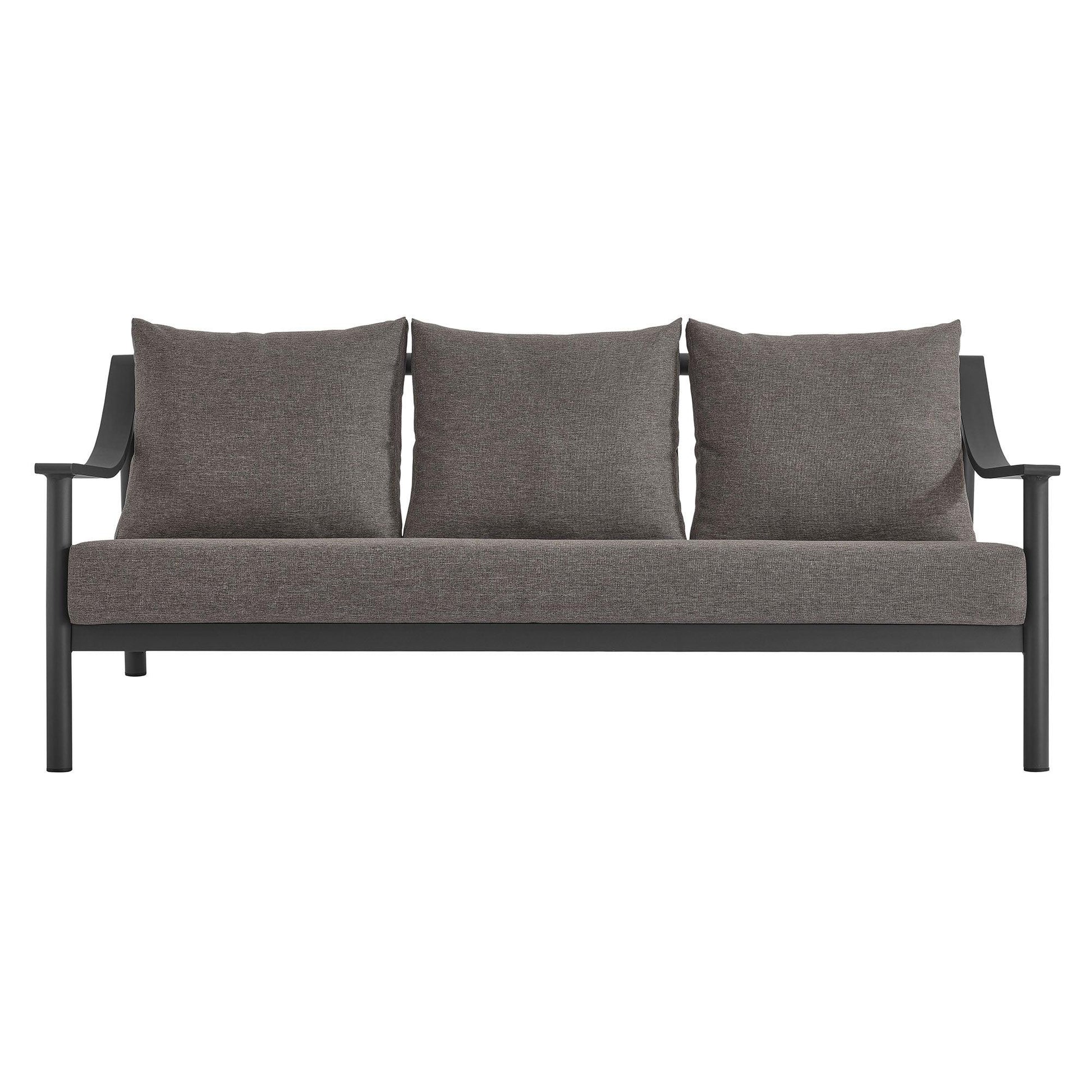 Terrace Outdoor Patio Aluminum Sofa by Modway FredCo