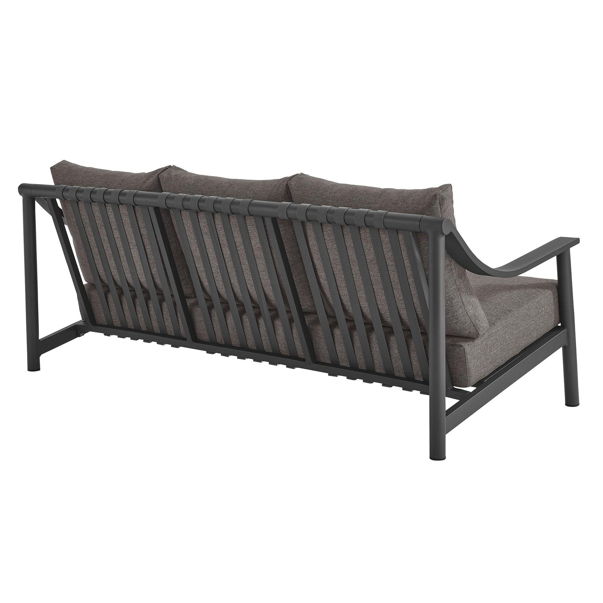 Terrace Outdoor Patio Aluminum Sofa by Modway FredCo