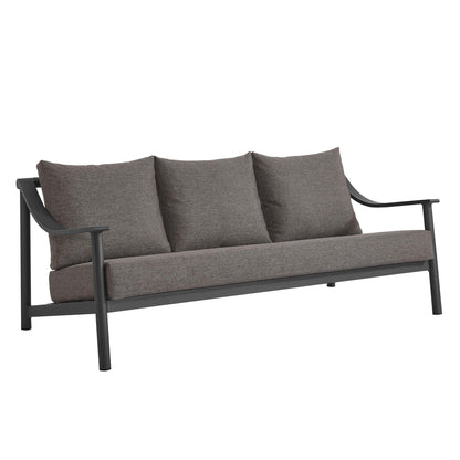 Terrace Outdoor Patio Aluminum Sofa by Modway FredCo