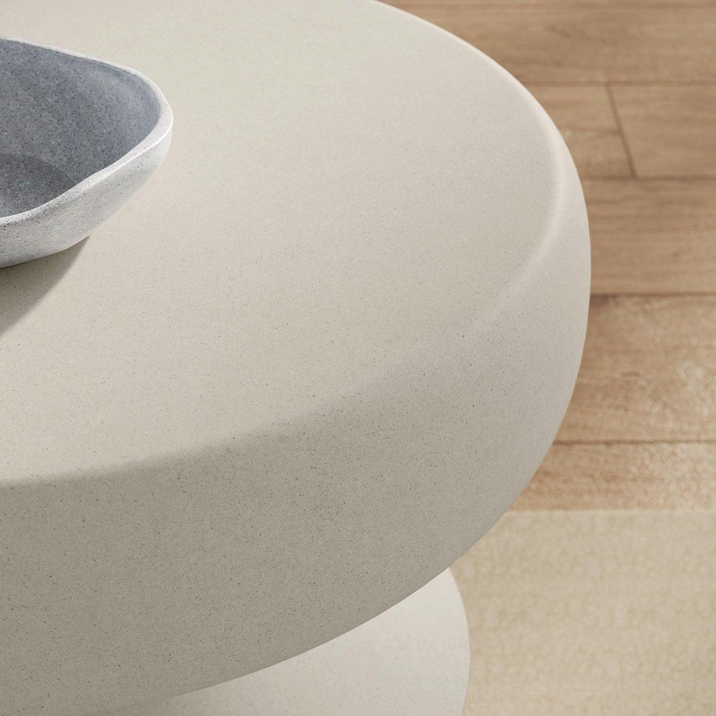 Terza Indoor - Outdoor Patio Concrete Side Table by Modway EEI-7090 FredCo
