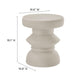 Terza Indoor - Outdoor Patio Concrete Side Table by Modway EEI-7090 FredCo