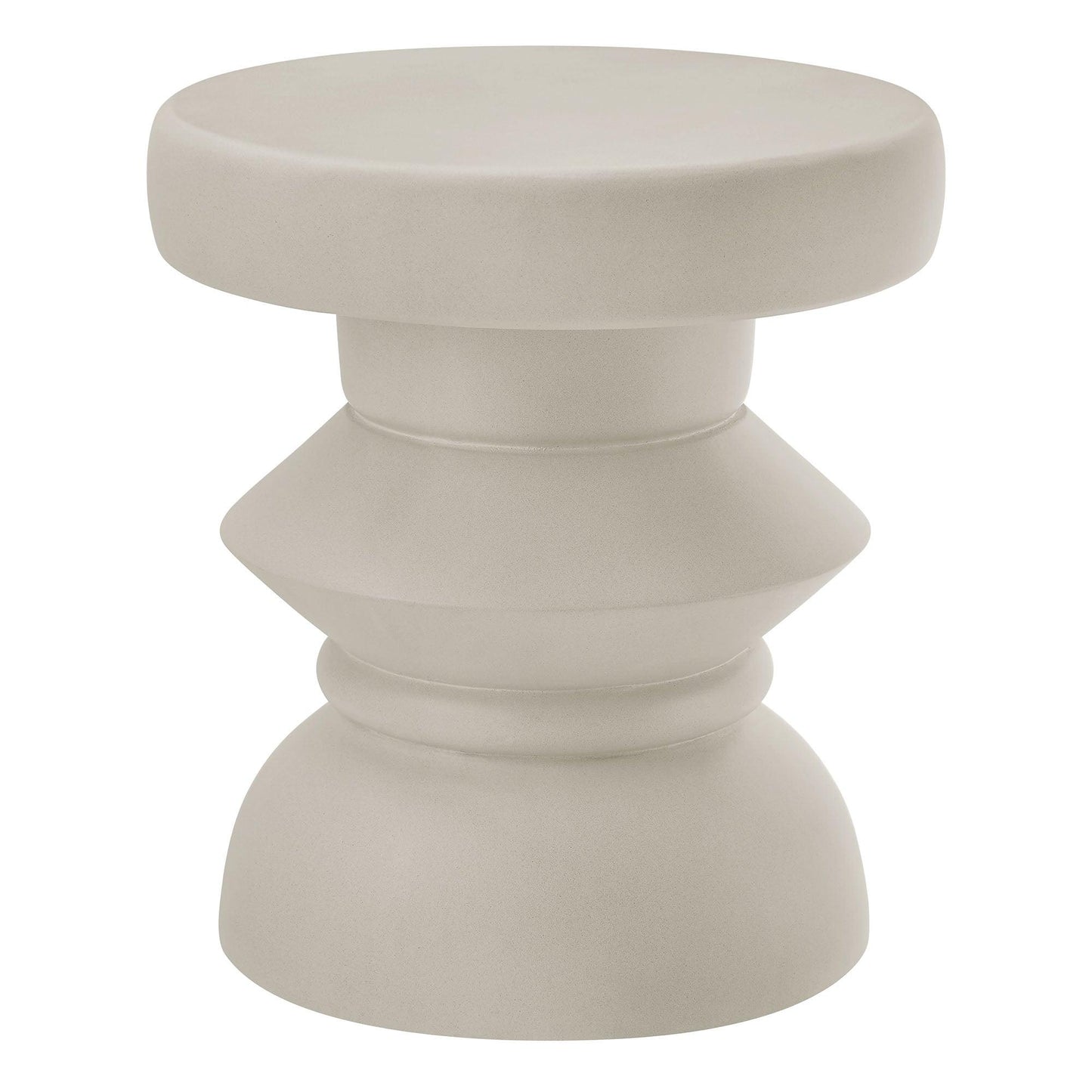 Terza Indoor - Outdoor Patio Concrete Side Table by Modway EEI-7090 FredCo
