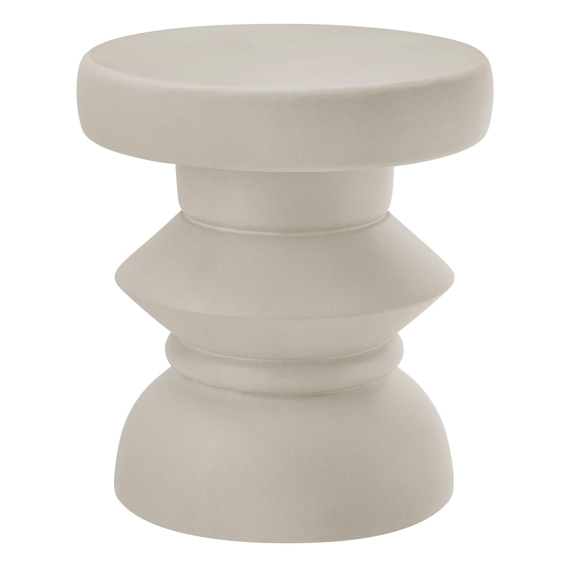 Terza Indoor - Outdoor Patio Concrete Side Table by Modway EEI-7090 FredCo