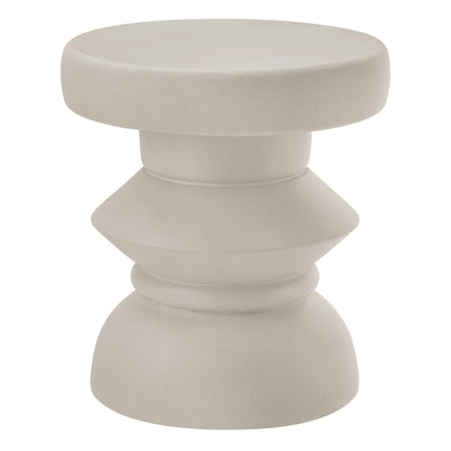Terza Indoor - Outdoor Patio Concrete Side Table by Modway EEI-7090 FredCo