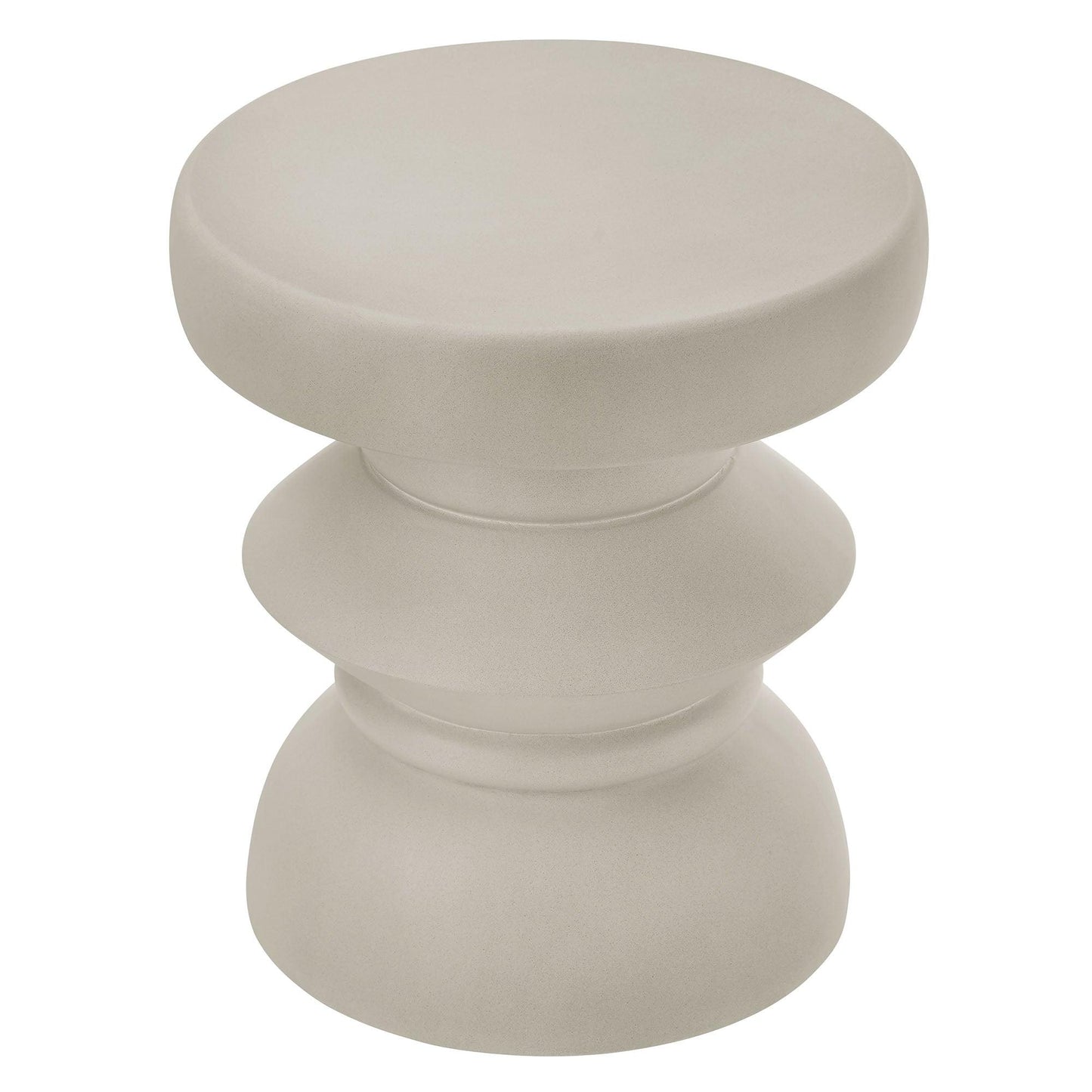 Terza Indoor - Outdoor Patio Concrete Side Table by Modway EEI-7090 FredCo