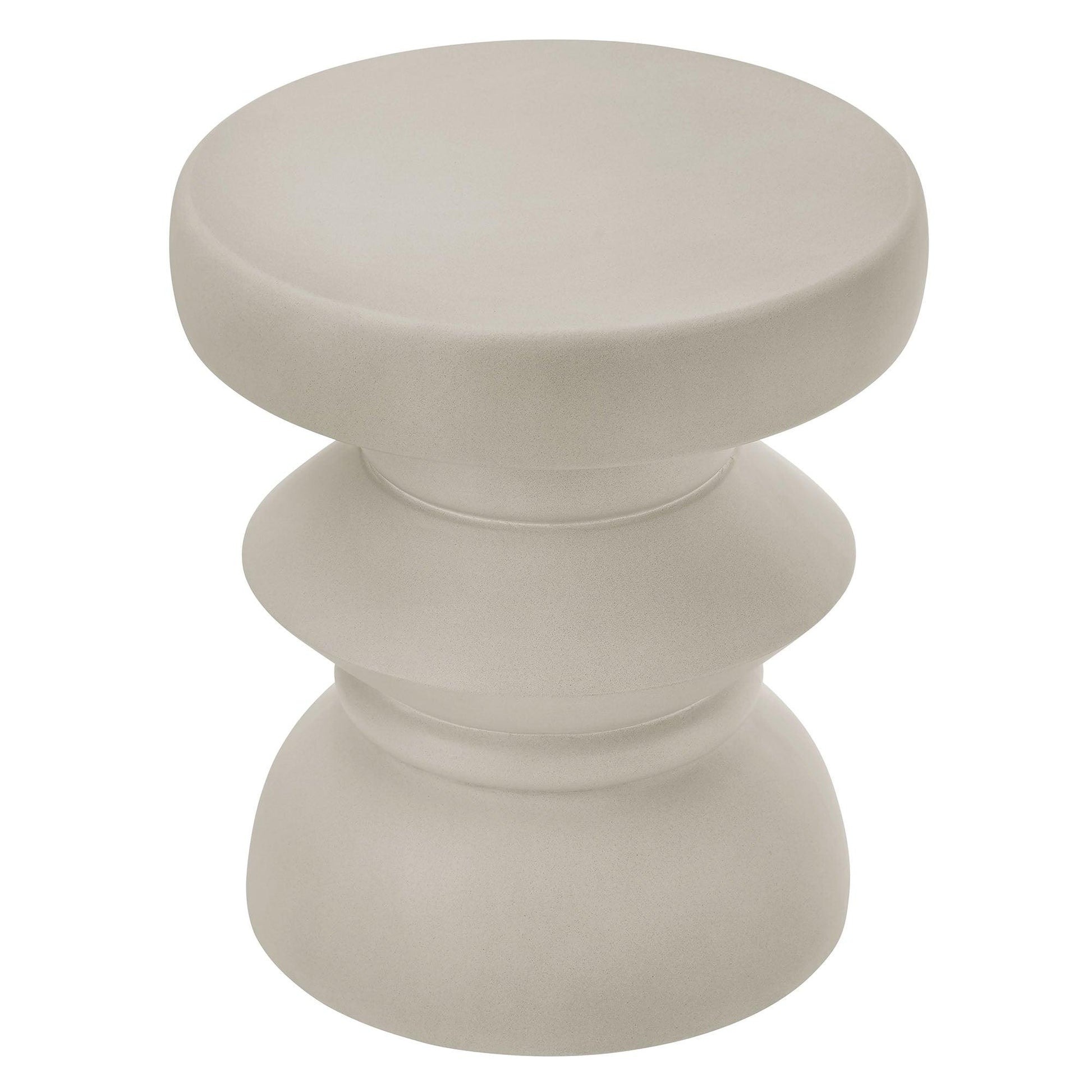 Terza Indoor - Outdoor Patio Concrete Side Table by Modway EEI-7090 FredCo