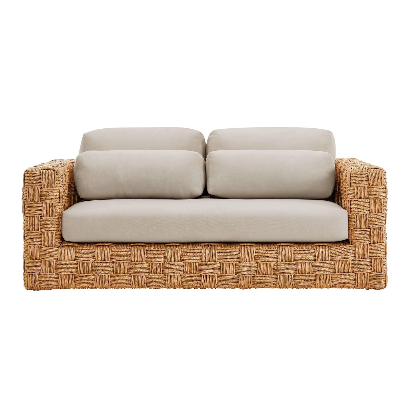 Thames 4-Piece Outdoor Patio Wicker Outdoor Patio Rattan Furniture Set by Modway FredCo