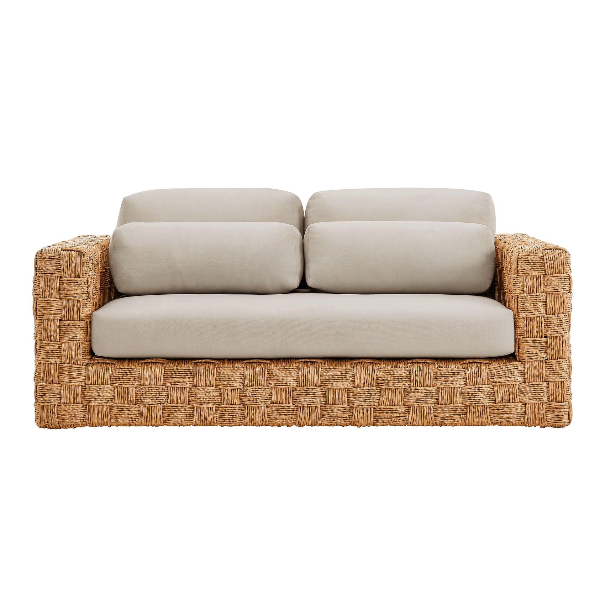 Thames 4-Piece Outdoor Patio Wicker Outdoor Patio Rattan Furniture Set by Modway FredCo
