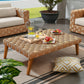Thames Outdoor Patio Wicker Outdoor Patio Rattan Coffee Table by Modway FredCo