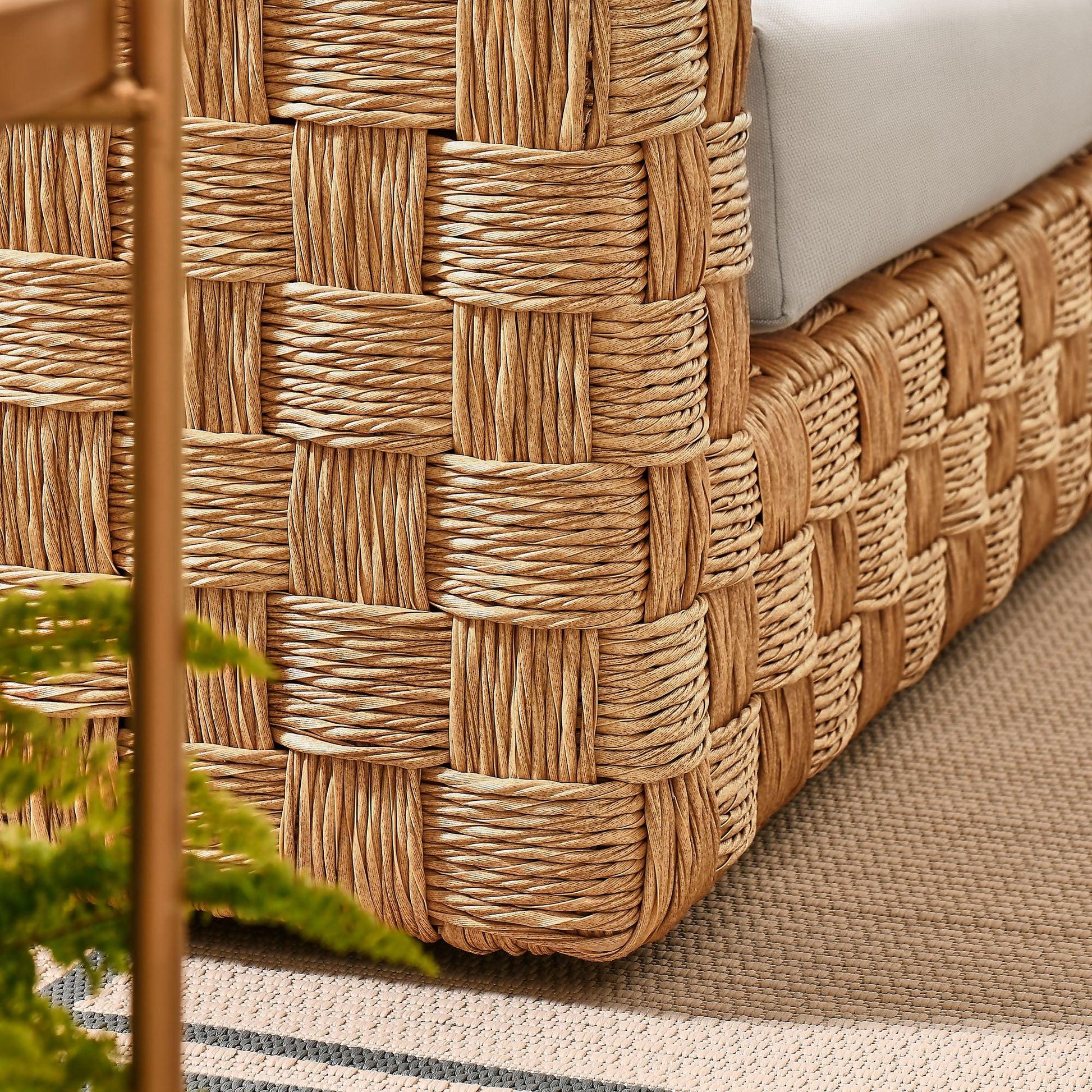 Thames Outdoor Patio Wicker Outdoor Patio Rattan Loveseat by Modway FredCo