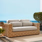 Thames Outdoor Patio Wicker Outdoor Patio Rattan Loveseat by Modway FredCo