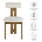 Torian Boucle Fabric Dining Chair Set of 2 by Modway FredCo